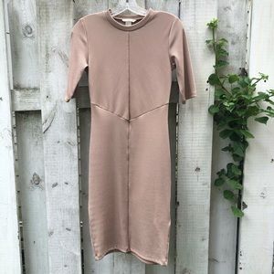 H&M nude dress